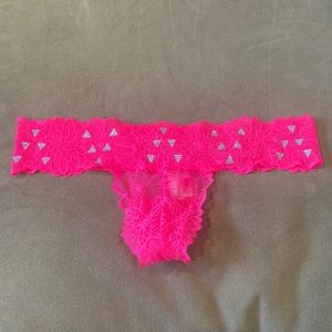 Woman’s Victoria’s Secret thong